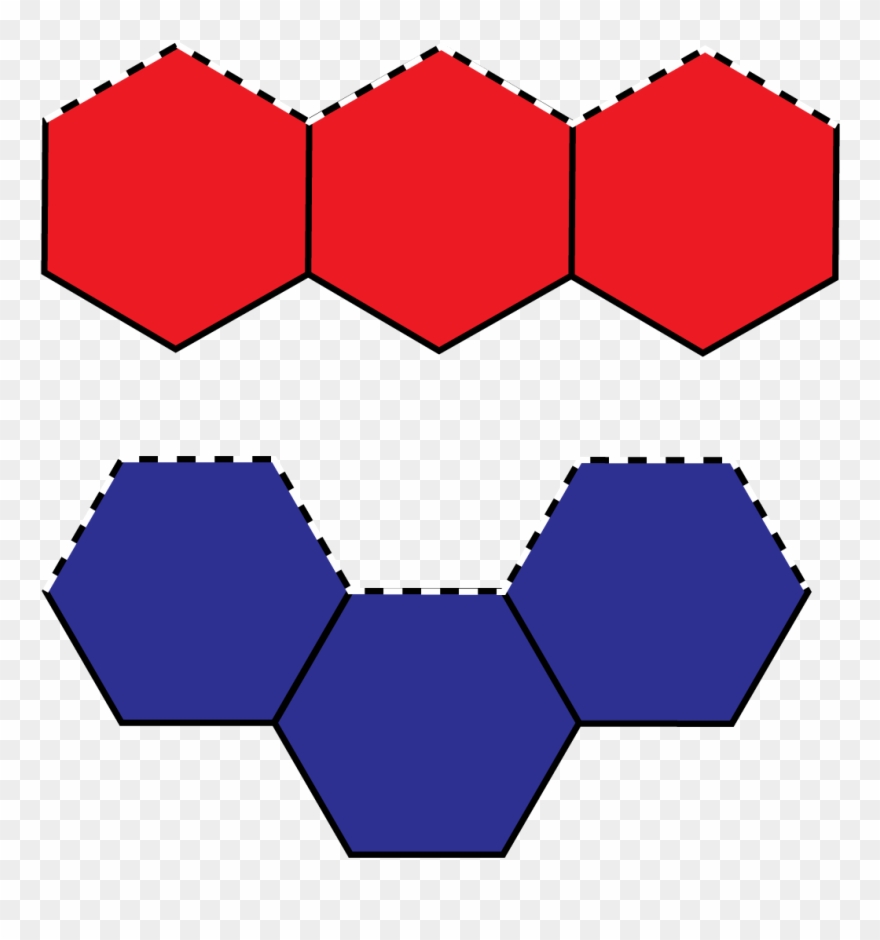 Schematic Of Zigzag And Armchair (blue) Edge Configurations - Armchair And Zigzag Graphene Clipart
