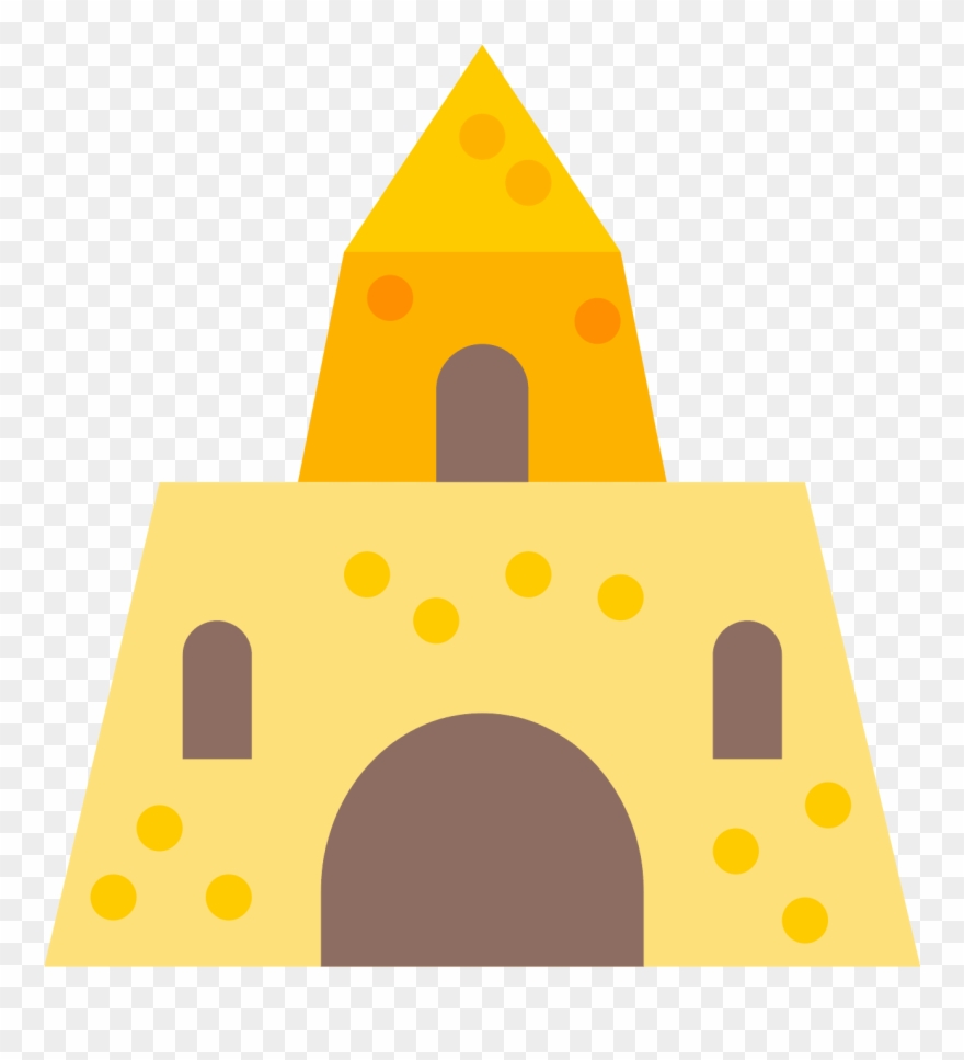 Sand Castle Icon - Sandcastle Icon Clipart