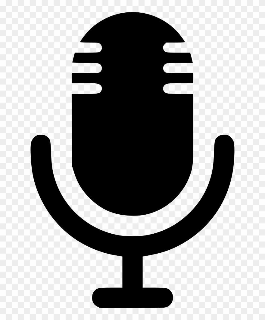 Microphone Sound Recorder Audio Comments - Podcast Microphone Logo Clipart