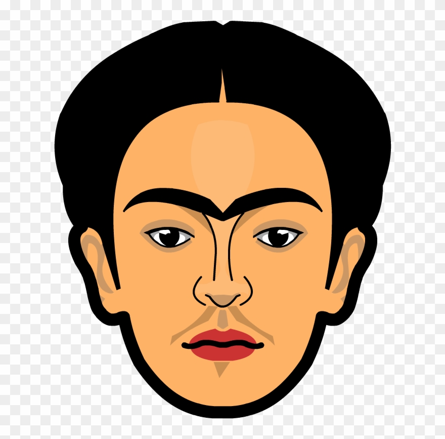 Frida Kahlo - Frida Kahlo Face Png Clipart