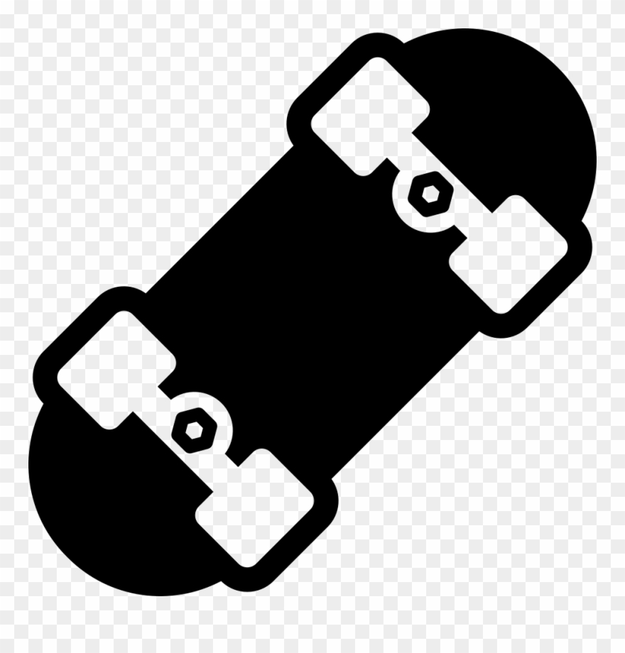 Skateboard Clipart Svg - Skateboard Vector Image Png Transparent Png