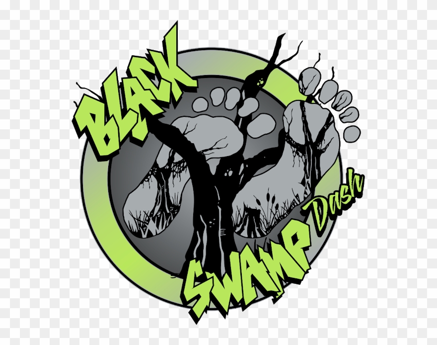 Black Swamp Dash - Obstacle Racing Clipart