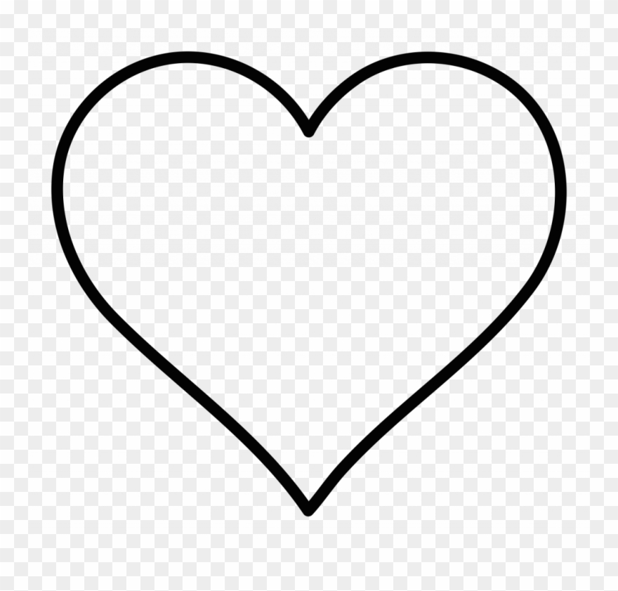 Super Cool Ideas Clip Art Of Heart Clipart Outline - Heart - Png Download