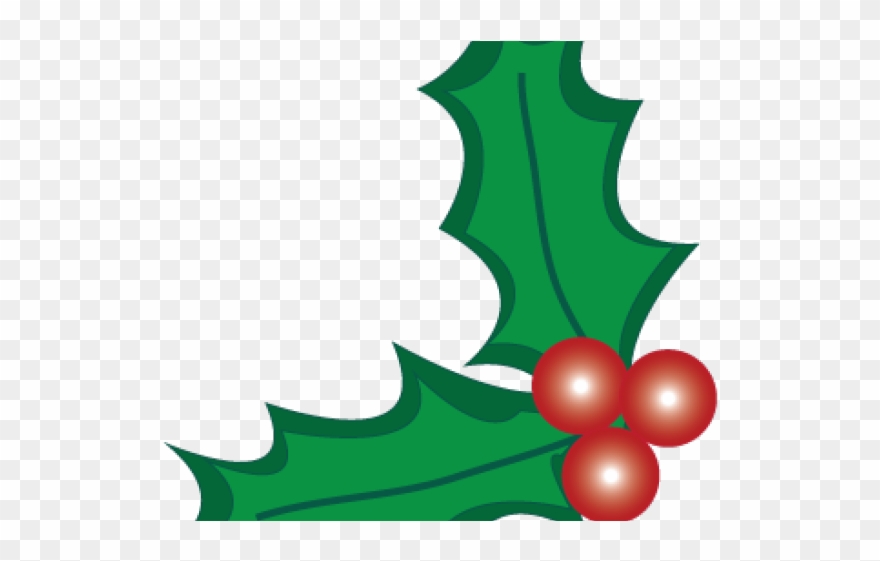 Holly And Berries Clip Art Png Transparent Png