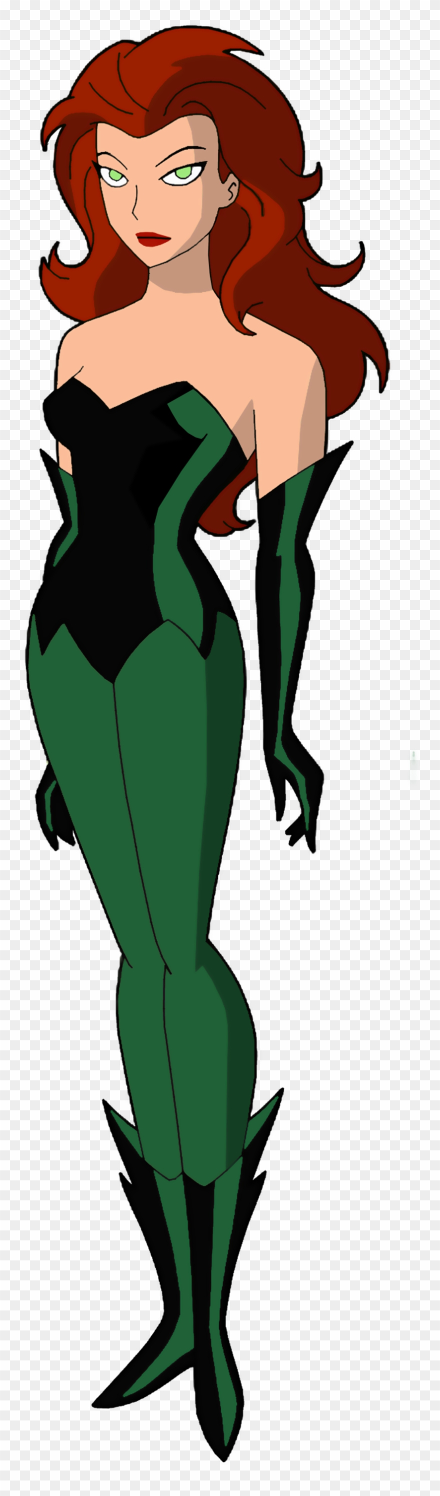 Poison Ivy - Poison Ivy Dc Cartoon Clipart