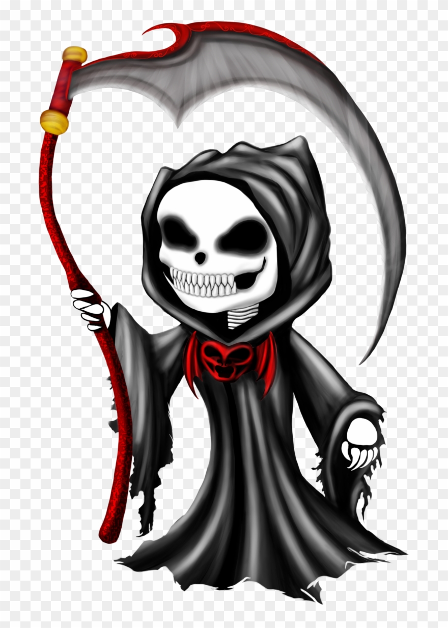 Chibi Grim Reaper By Tarasf-d6bkvkq - Grim Reaper Chibi Clipart