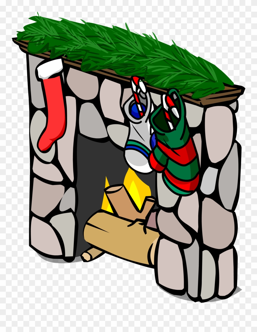 Fireplace Sprite 019 - Club Penguin Funny Clipart