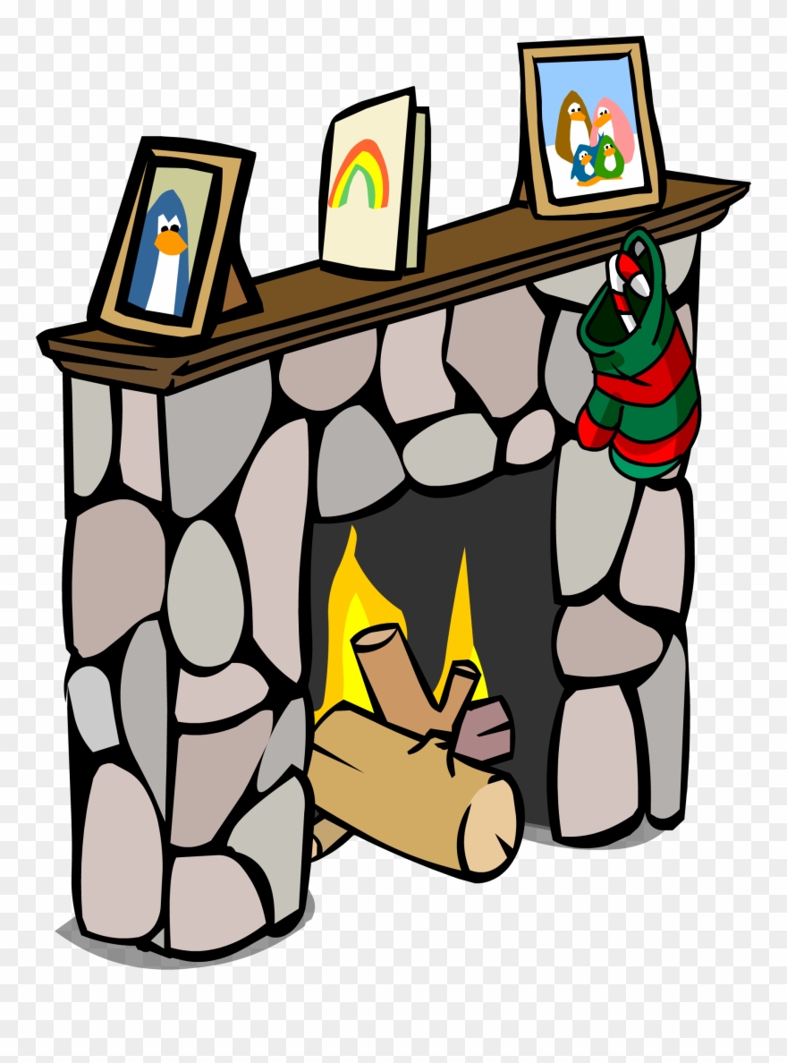 Image Fireplace Sprite Png Club Penguin Wiki - Club Penguin Clipart