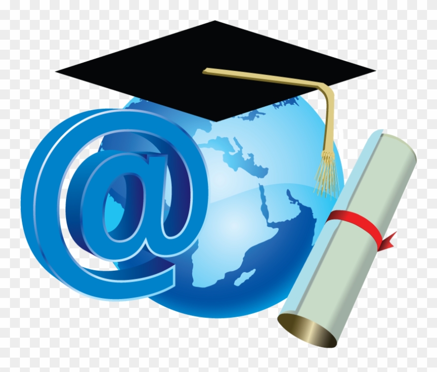 Defining Distance Education - World Map Clipart