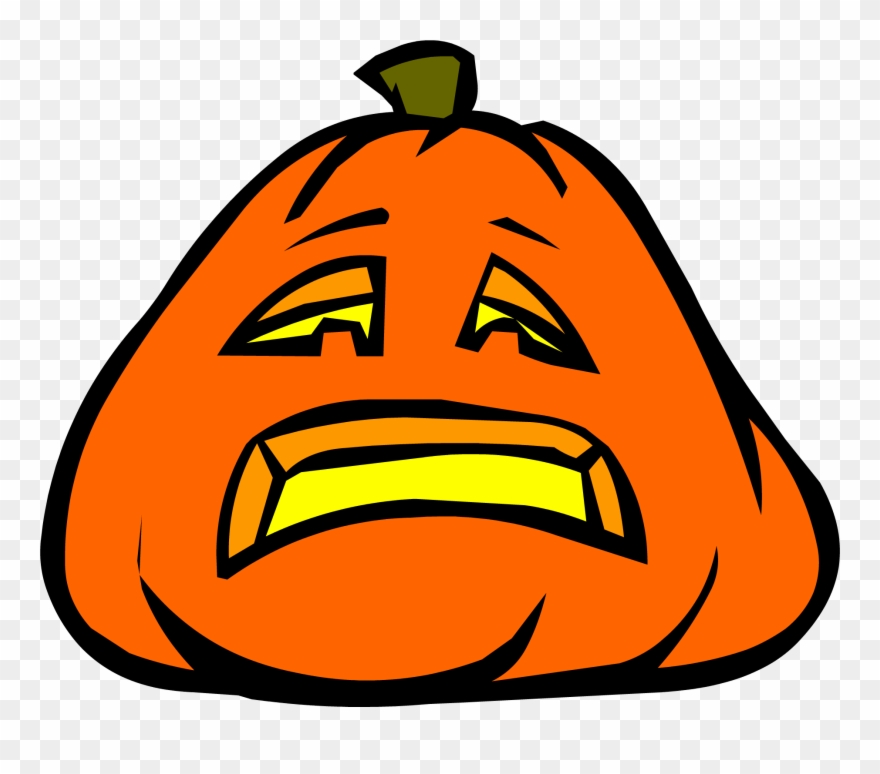 Jack O Lantern Face Png - Sad Jack O Lantern Clipart Transparent Png