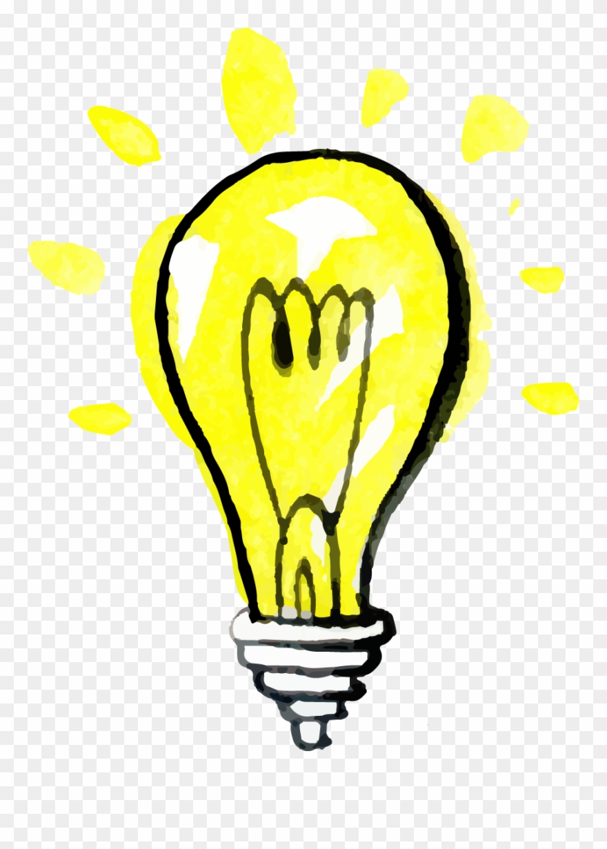 Report Abuse - Cartoon Transparent Light Bulb Clipart