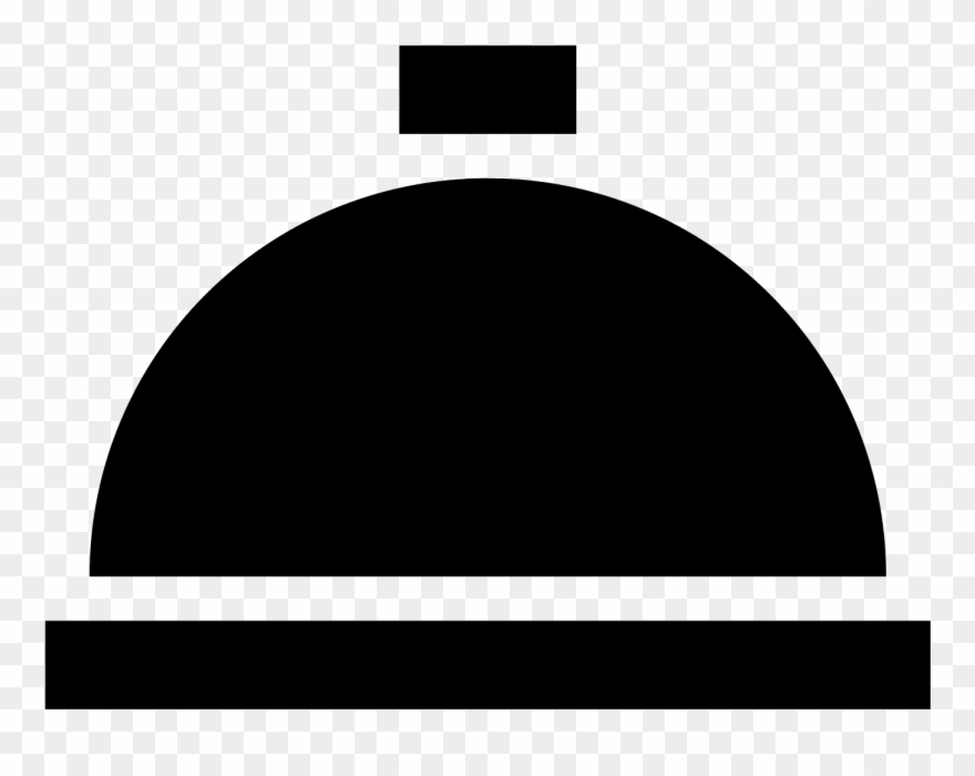 This Looks Like A Half-circle On Top Of A Long - Cloche Icon Clipart