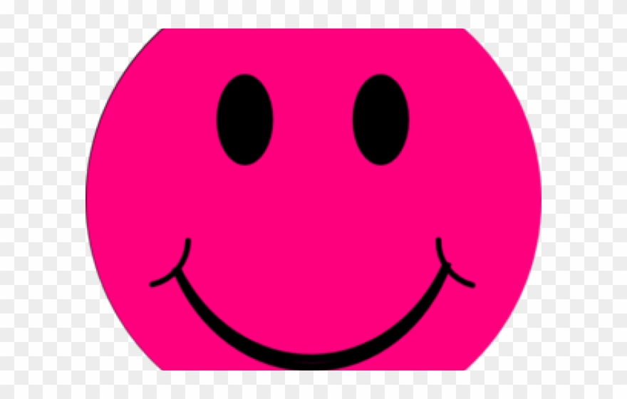 Smileys Clipart Pink - Caritas Felices De Color Lila - Png Download