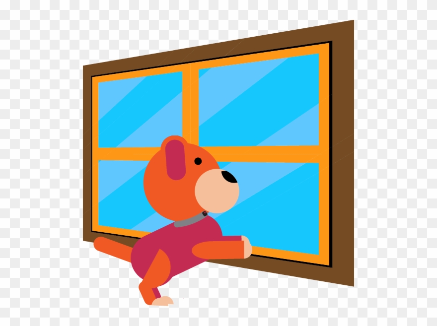 Dog Separation Axiety - Dog Clipart
