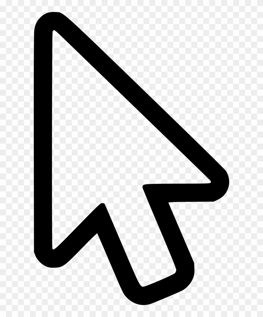Mouse Pointer Png Icon - White Mouse Icon Png Clipart