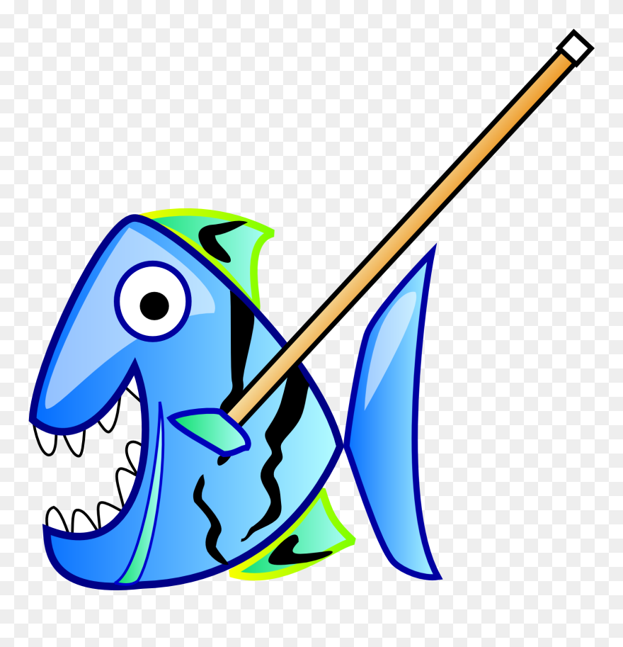 Fish With Pointer - Funny Fish Png Transparent Clipart