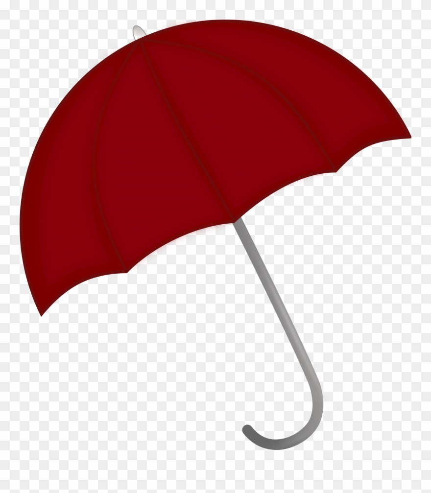 Red Umbrella By Pixabella - Umbrella Clip Art - Png Download