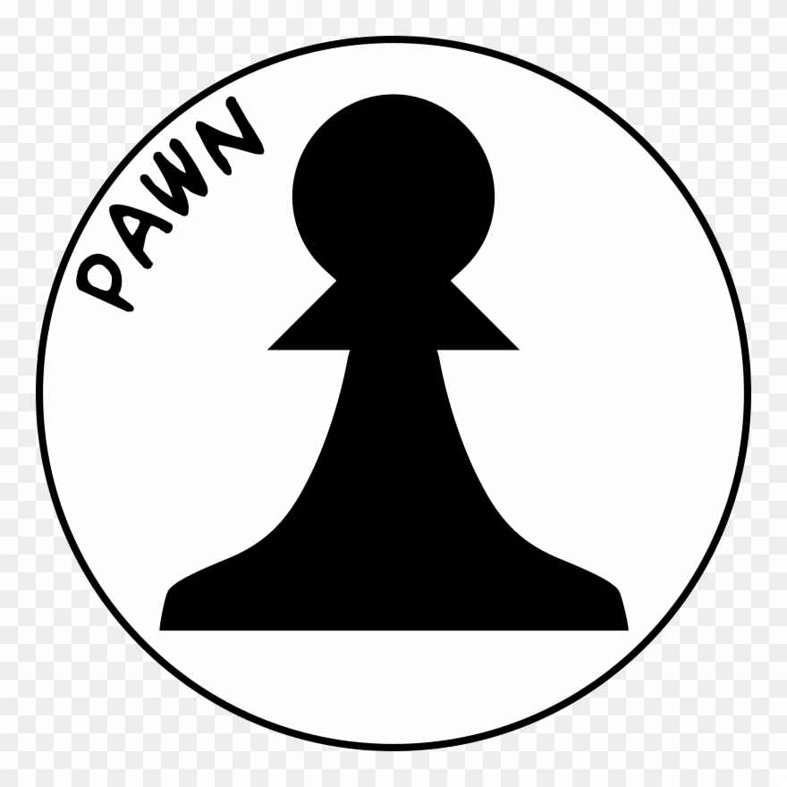 Chess Piece Pawn Bishop Coloring Book - Dibujo Piezas De Ajedrez Con Sus Nombres Clipart