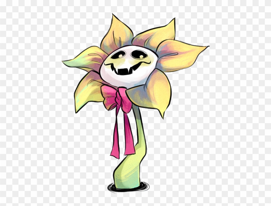 View Samegoogleiqdbsaucenao Flowey Best Friend , - Undertale Flowey Anime Style Clipart