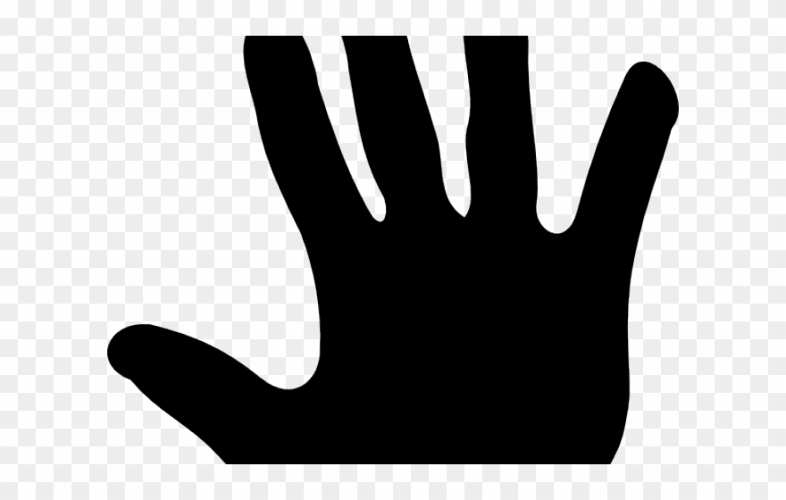 Hand Print Clipart - Human Action - Png Download
