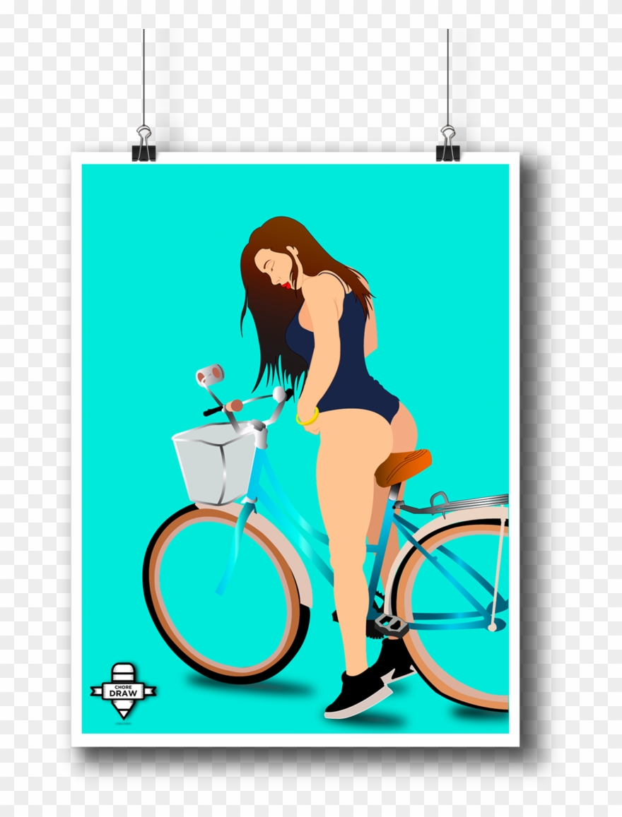 Danik Ilustración - Hybrid Bicycle Clipart