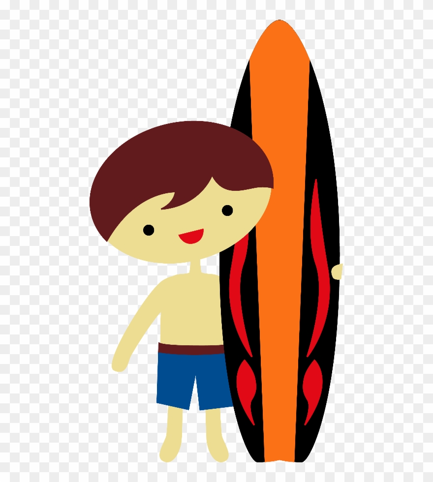 Boy Beach Pool, Beach Party, Summer Clipart, Cha Bar, - Surfita Minus - Png Download