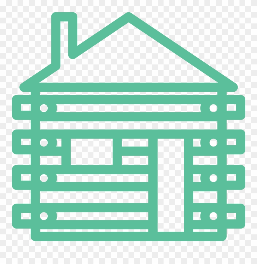1 Bedroom Cabin - Rubber Stamping Clipart