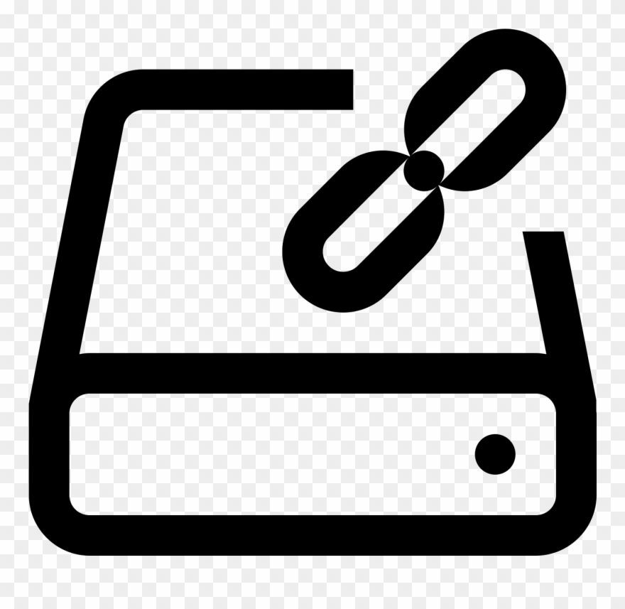 The Icon Is A Simplified Depiction Of A Hard Drive - Hard Drive Icon Clipart