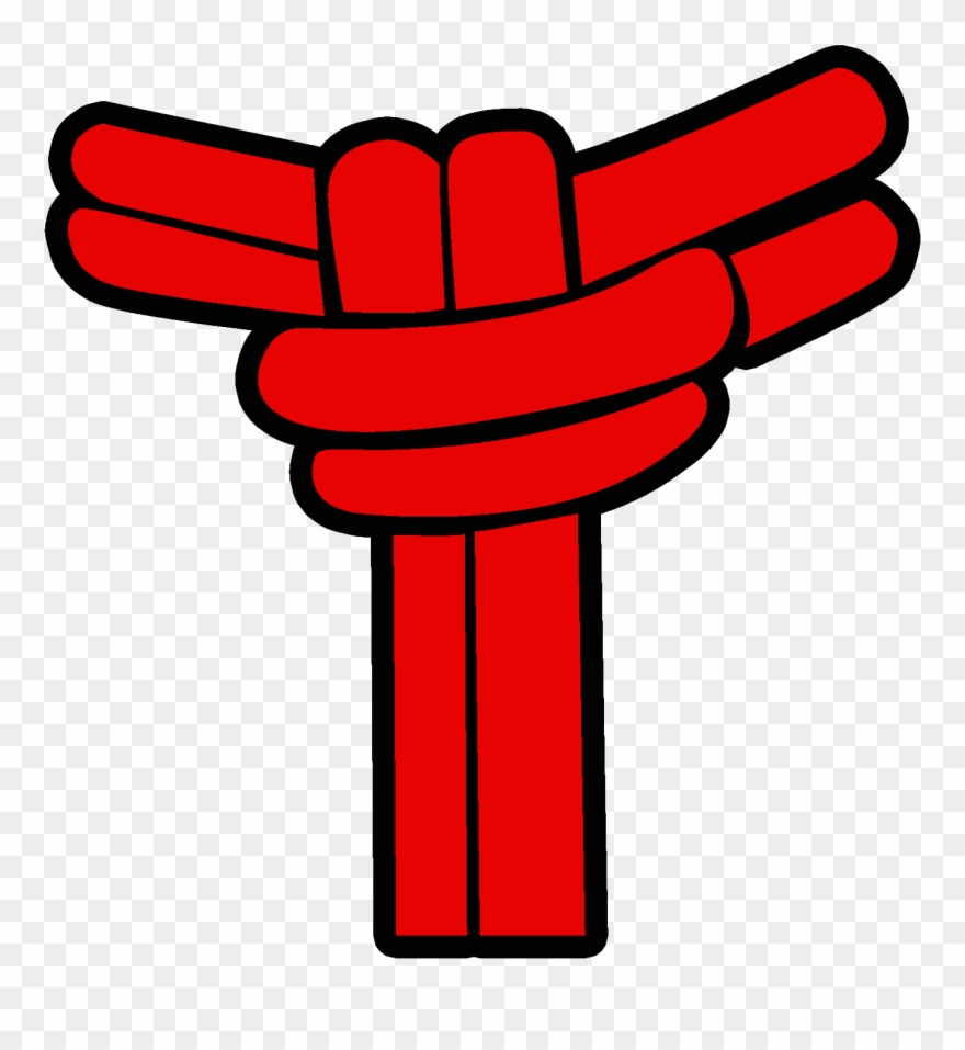 Symbolic Of The Blood Shed By The Slaves From Which - Corda De Capoeira Amarela E Laranja Clipart