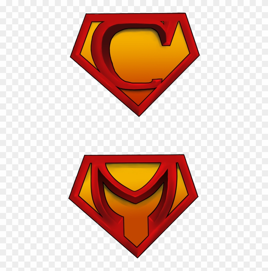 History Clipart Logo - Superman With Different Letters - Png Download