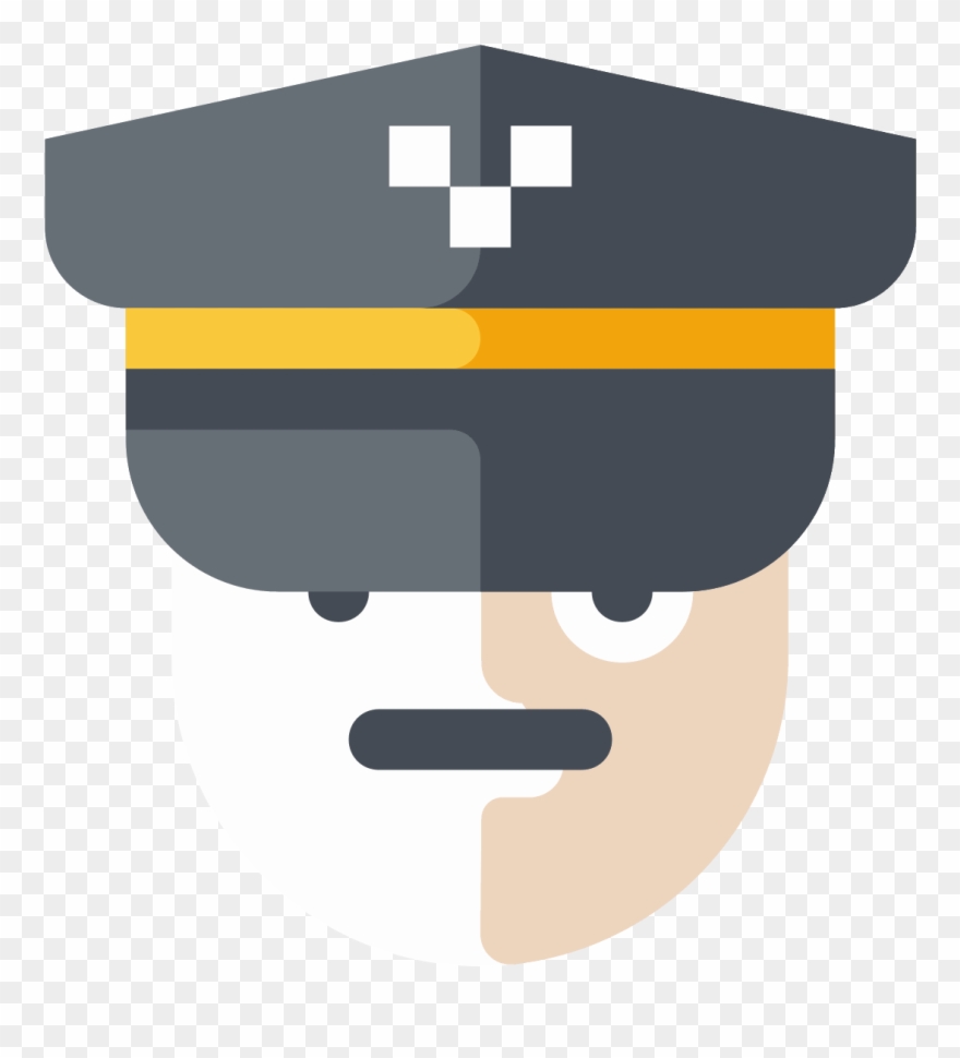 Taxi Driver Icon - Illustration Clipart