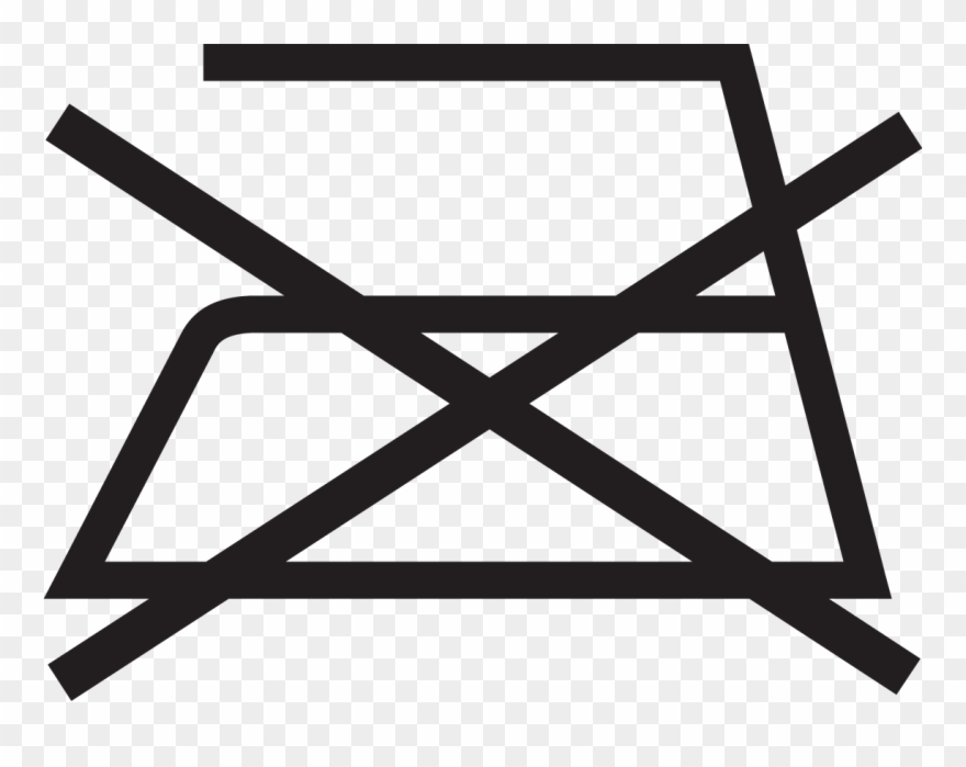 Information - Iron On Low Heat Symbol Clipart