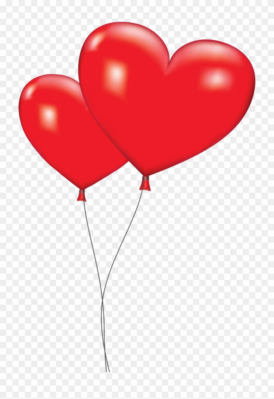 Clipart Download Balloon Clipart No Background - Heart Balloon Transparent Background - Png Download