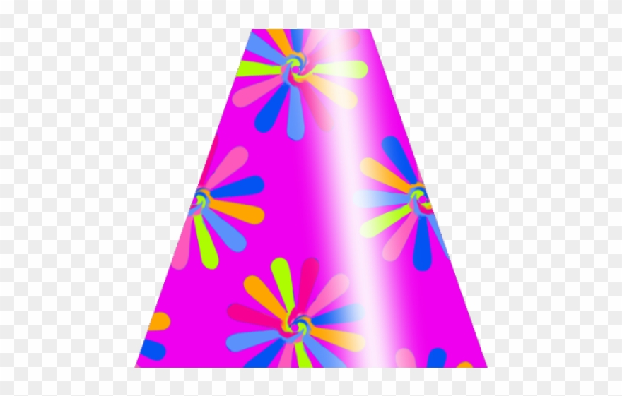 Triangle Clipart Hat - Party Hat Transparent Background - Png Download