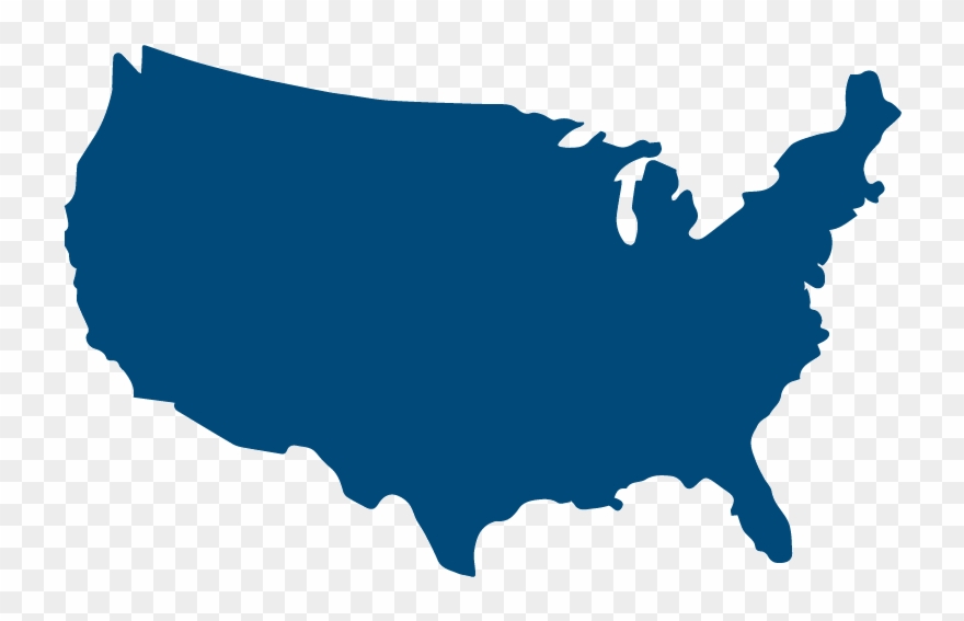 U - S - Map - Mini Sticker Pack , 33x20mm Rectangle , Self-stick Clipart