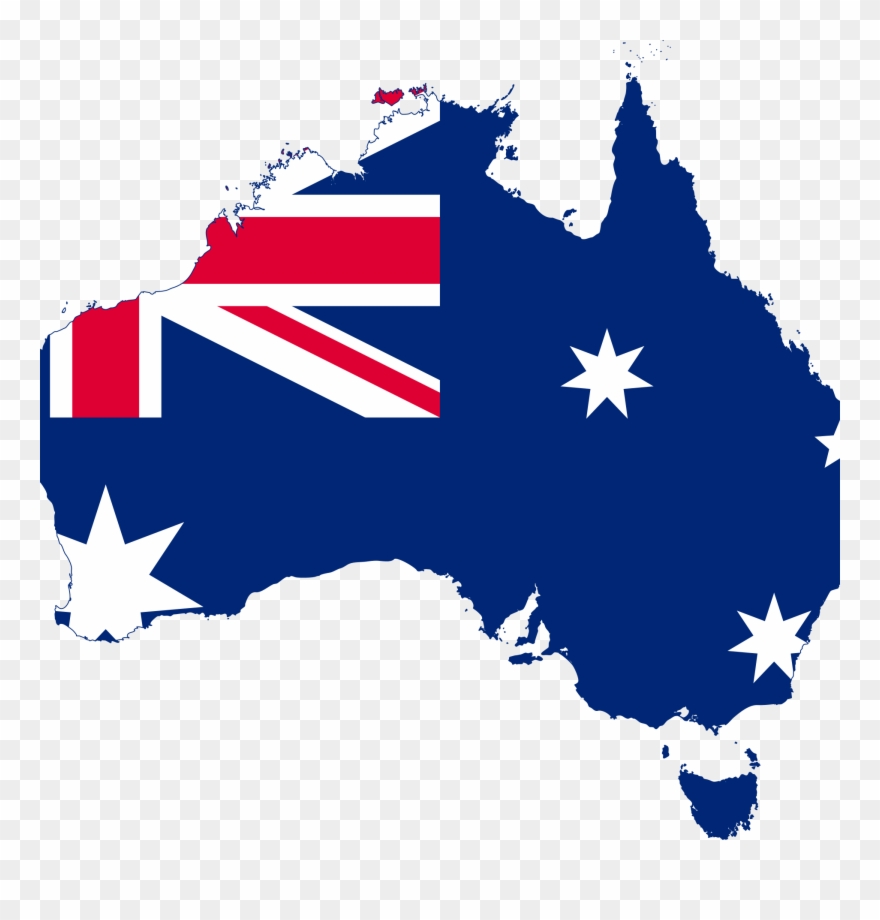 Looking For A First-class Immigration Consultant - Map Of Australia Flag Clipart