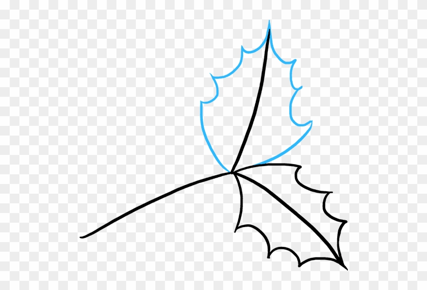 How To Draw Holly - Drawing Clipart