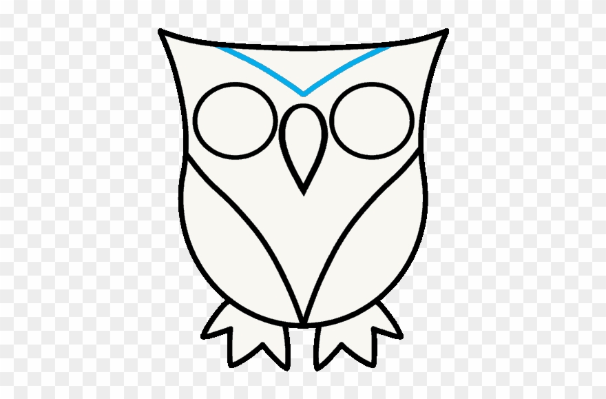 How To Draw Owl - Drawing Of A Owl Easy Clipart