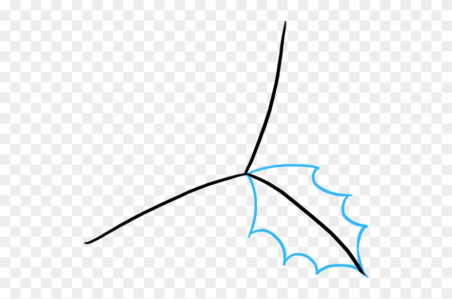 How To Draw Holly - Drawing Clipart