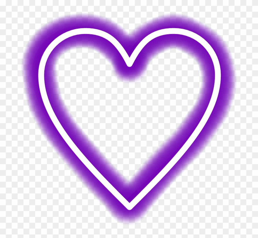 Neon Transparent Purple Heart - Public Health Priorities For Scotland Clipart