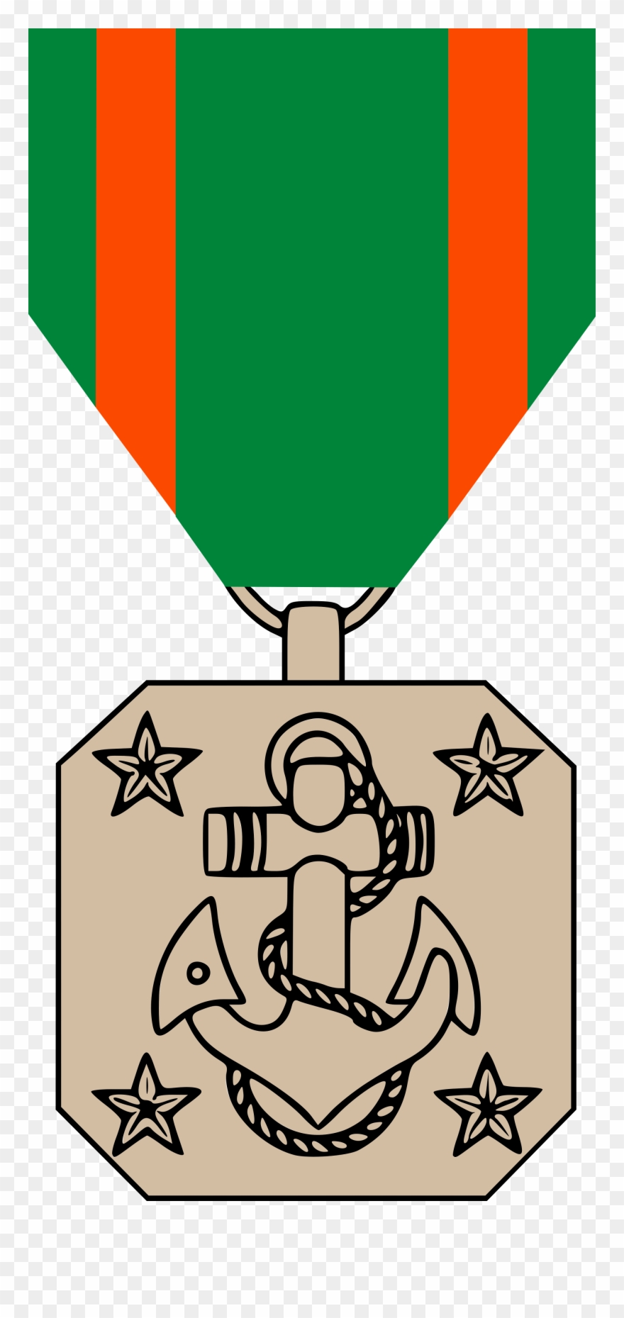 File Navy And Marine Corps Achievement Svg - Achievement Medal Clipart
