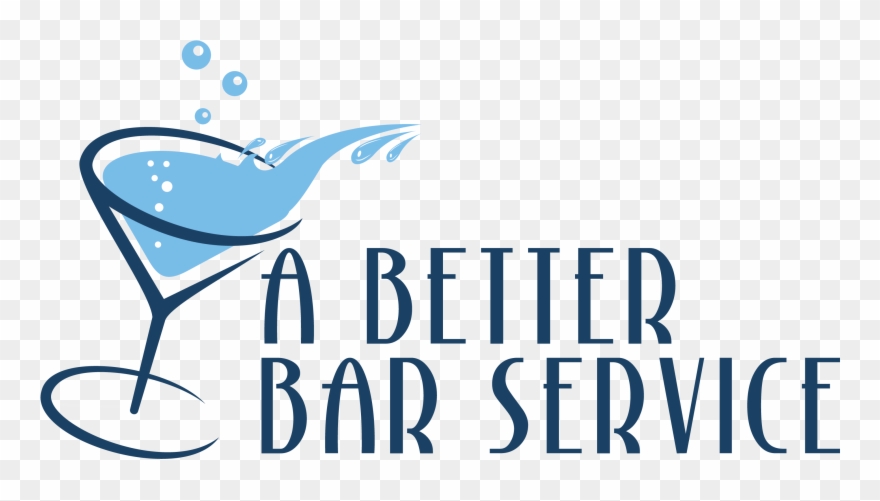 A Better Bar Service Logo On White - Logo De Bar Png Clipart