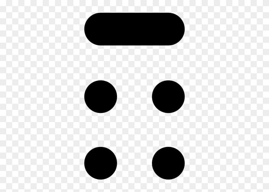 Braille Pattern Dots 2356 Bars - Alphabet Clipart