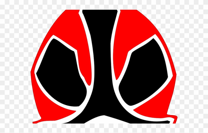 Original - Power Rangers Red Mask Clipart