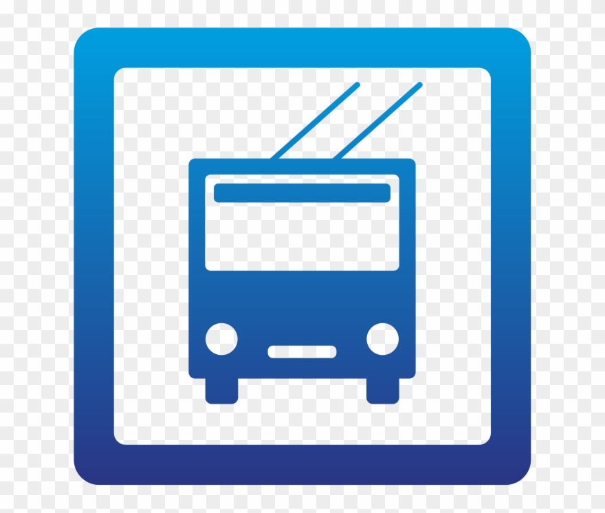 Trolleybus Png - Значок Троллейбуса Clipart