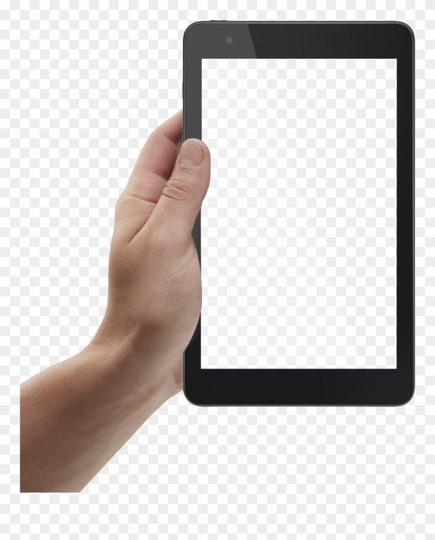 Hand Holding Tablet Png Image Purepng Free - Hand Holding Black Tablet Png Clipart