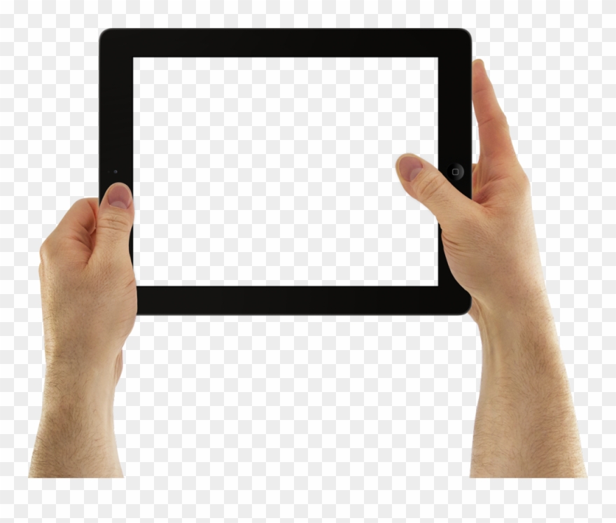 Ipad Clipart Ipad Air - Ipad In Hands Png Transparent Png