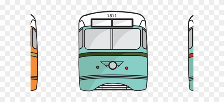 Trolley Clipart Street Car - Car - Png Download