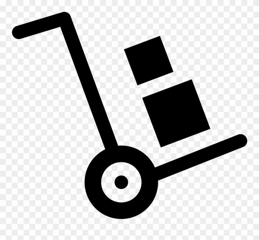 Clipart Train Trolley - Push Cart Icon - Png Download