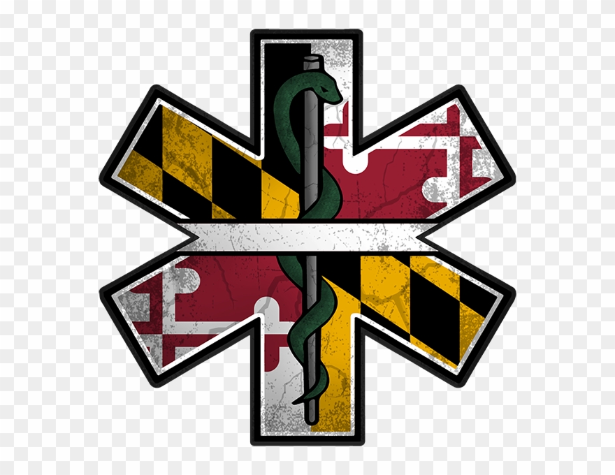 Maryland Ems Decal - Emergency Medical Services Clipart